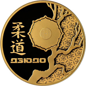Изображение реверса: 200 рублей 2014 года СПМД «Дзюдо» Proof